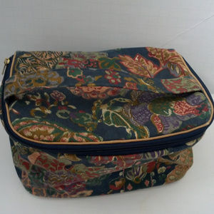 vintage toilertry cosmetic bag travel case cloth
